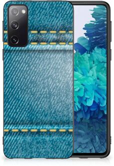 B2Ctelecom Smartphone Hoesje Samsung Galaxy S20 TPU Bumper met Zwarte rand Jeans