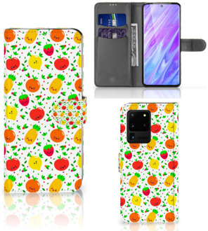 B2Ctelecom Smartphone Hoesje Samsung Galaxy S20 Ultra Book Cover Fruits