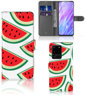 B2Ctelecom Smartphone Hoesje Samsung Galaxy S20 Ultra Book Cover Watermelons