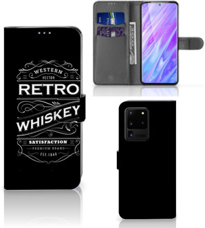 B2Ctelecom Smartphone Hoesje Samsung Galaxy S20 Ultra Book Cover Whiskey