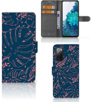 B2Ctelecom Smartphone Hoesje Samsung Galaxy S20FE Bookcase Palm Leaves