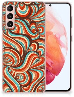 B2Ctelecom Smartphone hoesje Samsung Galaxy S21 Back Case Siliconen Hoesje Retro