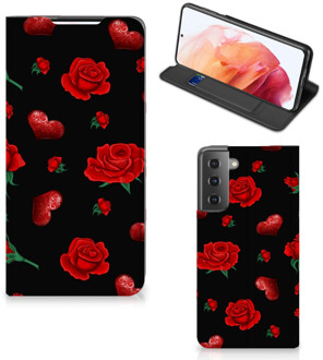 B2Ctelecom Smartphone Hoesje Samsung Galaxy S21 Book Wallet Case Valentijnscadeau