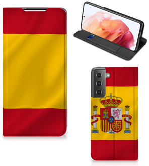 B2Ctelecom Smartphone Hoesje Samsung Galaxy S21 Mobiel Hoesje Spaanse Vlag