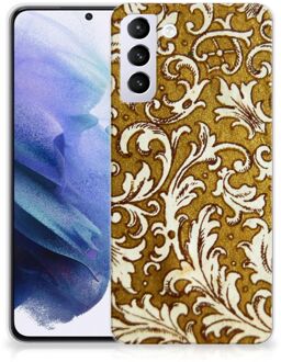 B2Ctelecom Smartphone hoesje Samsung Galaxy S21 Plus Hoesje maken Barok Goud