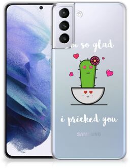 B2Ctelecom Smartphone hoesje Samsung Galaxy S21 Plus Hoesje maken Cactus Glad