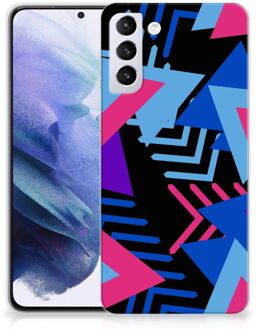 B2Ctelecom Smartphone hoesje Samsung Galaxy S21 Plus TPU Case Funky Triangle