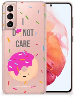 B2Ctelecom Smartphone hoesje Samsung Galaxy S21 Silicone Case Donut