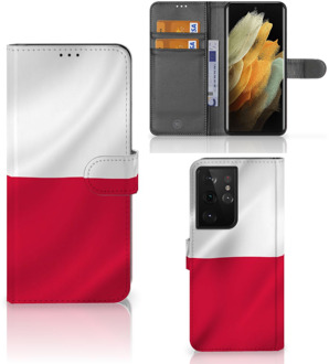 B2Ctelecom Smartphone Hoesje Samsung Galaxy S21 Ultra Bookcase Polen