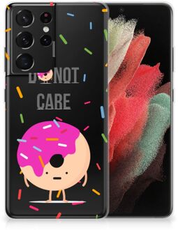 B2Ctelecom Smartphone hoesje Samsung Galaxy S21 Ultra Silicone Case Donut