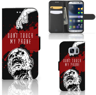 B2Ctelecom Smartphone hoesje Samsung Galaxy S7 Design Zombie Blood