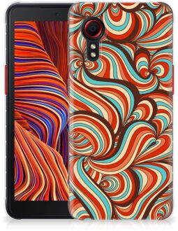 B2Ctelecom Smartphone hoesje Samsung Galaxy Xcover 5 Back Case Siliconen Hoesje Retro