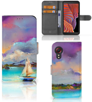 B2Ctelecom Smartphone Hoesje Samsung Galaxy Xcover 5 Case ontwerpen Boat