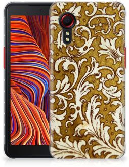 B2Ctelecom Smartphone hoesje Samsung Galaxy Xcover 5 Hoesje maken Barok Goud