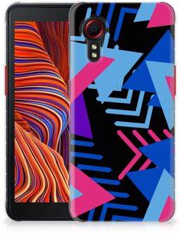 B2Ctelecom Smartphone hoesje Samsung Galaxy Xcover 5 TPU Case Funky Triangle