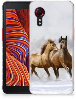 B2Ctelecom Smartphone hoesje Samsung Galaxy Xcover 5 TPU Case Paarden