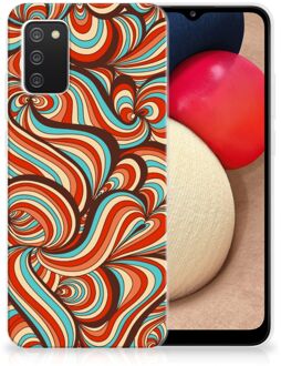 B2Ctelecom Smartphone hoesje Samsung M02s | Samsung Galaxy A02s Back Case Siliconen Hoesje Retro