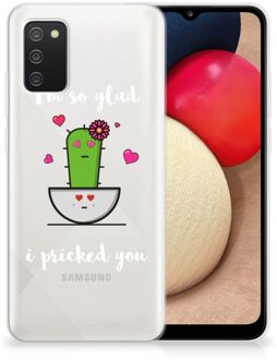 B2Ctelecom Smartphone hoesje Samsung M02s | Samsung Galaxy A02s Hoesje maken Cactus Glad