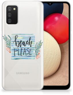 B2Ctelecom Smartphone hoesje Samsung M02s | Samsung Galaxy A02s TPU Case Transparant Boho Beach