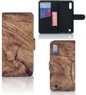 B2Ctelecom Smartphone Hoesje Samsung M10 Book Style Case Tree Trunk