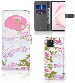 B2Ctelecom Smartphone Hoesje Samsung Note 10 Lite Book Style Case Bird Standing