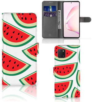 B2Ctelecom Smartphone Hoesje Samsung Note 10 Lite Hoesje ontwerpen Originele Cadeaus Watermelons