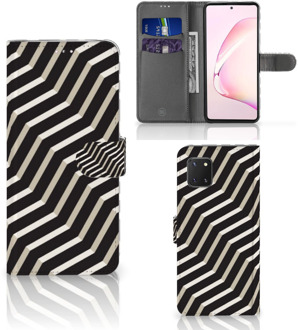 B2Ctelecom Smartphone Hoesje Samsung Note 10 Lite Telefoonhoesje met Pasjeshouder Illusion