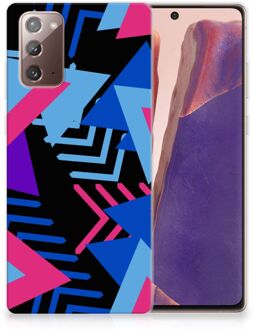 B2Ctelecom Smartphone hoesje Samsung Note 20 TPU Case Funky Triangle