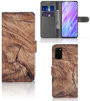 B2Ctelecom Smartphone Hoesje Samsung S20 Plus Book Style Case Tree Trunk