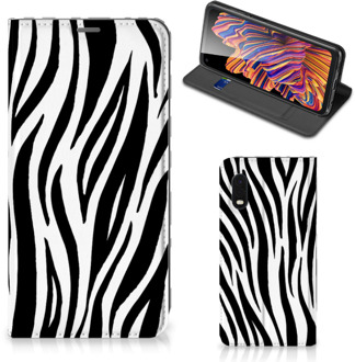 B2Ctelecom Smartphone Hoesje Samsung Xcover Pro Beschermhoesje Zebra