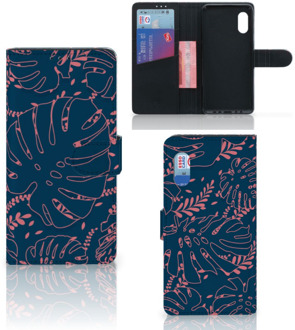 B2Ctelecom Smartphone Hoesje Samsung Xcover Pro Bookcase Palm Leaves