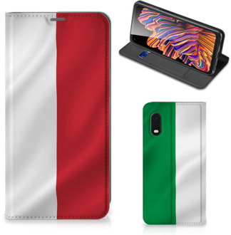 B2Ctelecom Smartphone Hoesje Samsung Xcover Pro Leuk Bookcase Italiaanse Vlag