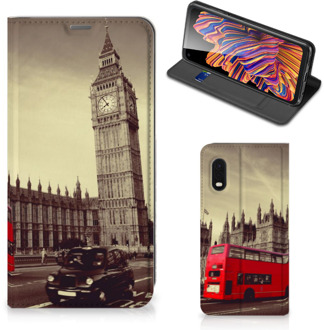 B2Ctelecom Smartphone Hoesje Samsung Xcover Pro Mobiel Bookcase Londen