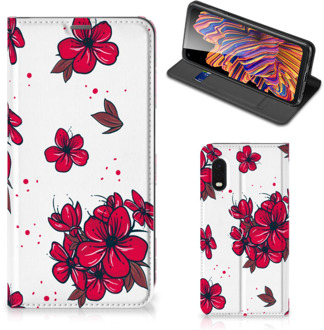 B2Ctelecom Smartphone Hoesje Samsung Xcover Pro Mobiel Cover Blossom Red