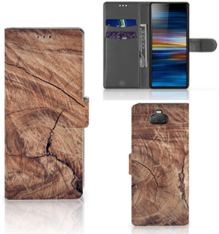 B2Ctelecom Smartphone Hoesje Sony 10 Book Style Case Tree Trunk