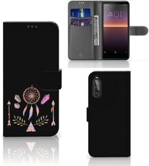 B2Ctelecom Smartphone Hoesje Sony Xperia 10 II Book Style Case Boho Dreamcatcher