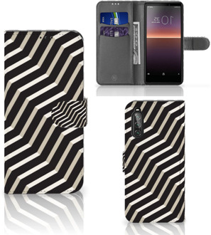 B2Ctelecom Smartphone Hoesje Sony Xperia 10 II Bookcover met Pasjeshouder Illusion