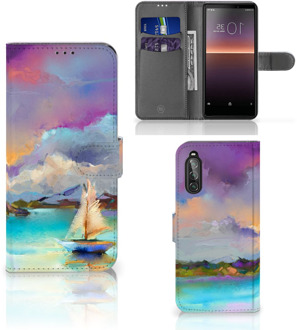 B2Ctelecom Smartphone Hoesje Sony Xperia 10 II Hoesje ontwerpen Boat