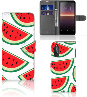 B2Ctelecom Smartphone Hoesje Sony Xperia 10 II Hoesje ontwerpen Originele Cadeaus Watermelons