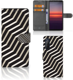 B2Ctelecom Smartphone Hoesje Sony Xperia 5II Bookcover met Pasjeshouder Illusion