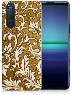 B2Ctelecom Smartphone hoesje Sony Xperia 5II Hoesje maken Barok Goud