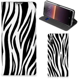 B2Ctelecom Smartphone Hoesje Sony Xperia L4 Beschermhoesje Zebra