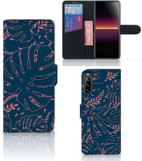 B2Ctelecom Smartphone Hoesje Sony Xperia L4 Bookcase Palm Leaves