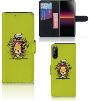 B2Ctelecom Smartphone Hoesje Sony Xperia L4 Flipcover Doggy Biscuit