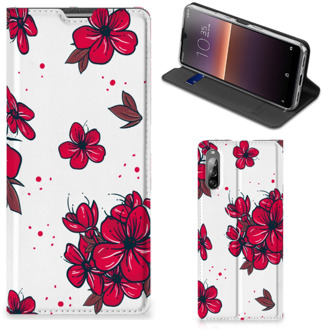 B2Ctelecom Smartphone Hoesje Sony Xperia L4 Mobiel Cover Blossom Red