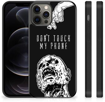 B2Ctelecom Smartphone Hoesje Super als Cadeautjes voor Hem iPhone 12 Pro Max Back Case TPU Siliconen Hoesje met Zwarte rand Zombie