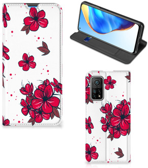 B2Ctelecom Smartphone Hoesje Xiaomi Mi 10T | 10T Pro Mobiel Cover Blossom Red