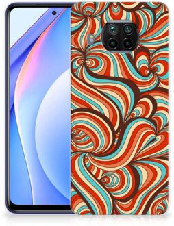 B2Ctelecom Smartphone hoesje Xiaomi Mi 10T Lite Back Case Siliconen Hoesje Retro