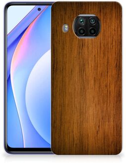 B2Ctelecom Smartphone hoesje Xiaomi Mi 10T Lite Leuk Case Super als Vaderdag Cadeaus Donker Hout