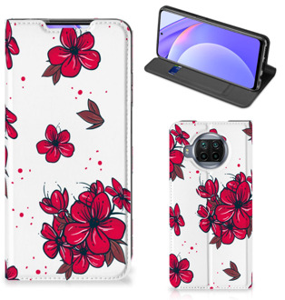 B2Ctelecom Smartphone Hoesje Xiaomi Mi 10T Lite Mobiel Cover Blossom Red